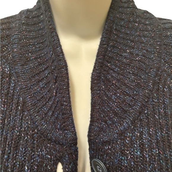 Cabi Blue Lagoon Trail Long Cardigan Sweater Duster Sz S Pockets 4276 Cozy Warm - Picture 5 of 10